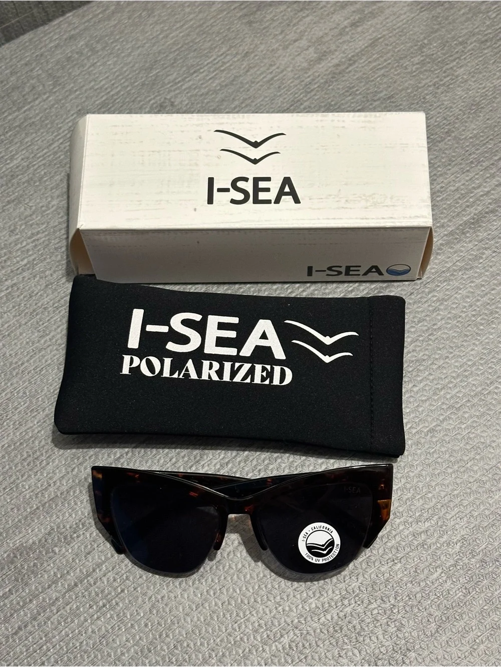 I-SEA Polarized women sunglasses FRANKIE tortoise/ smoke Polarized NEW